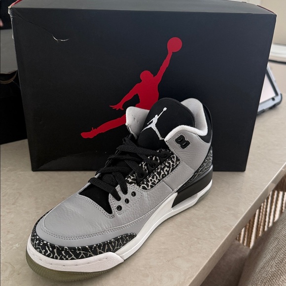 Jordan Air Jordan 3 Retro Wolf Grey Silver Black